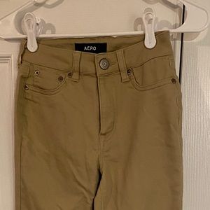 AERO khaki Jeans high rise